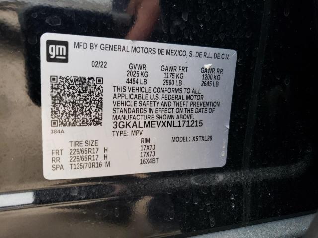 2022 GMC Terrain Sle VIN: 3GKALMEVXNL171215 Lot: 51157824