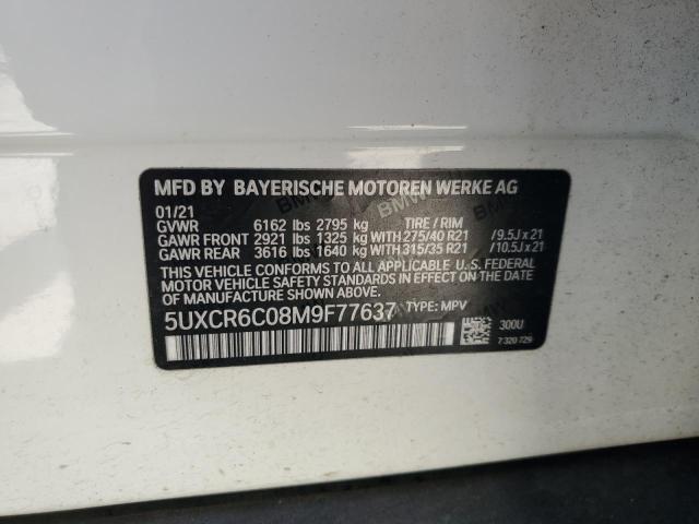 5UXCR6C08M9F77637 BMW X5 XDRIVE4 12