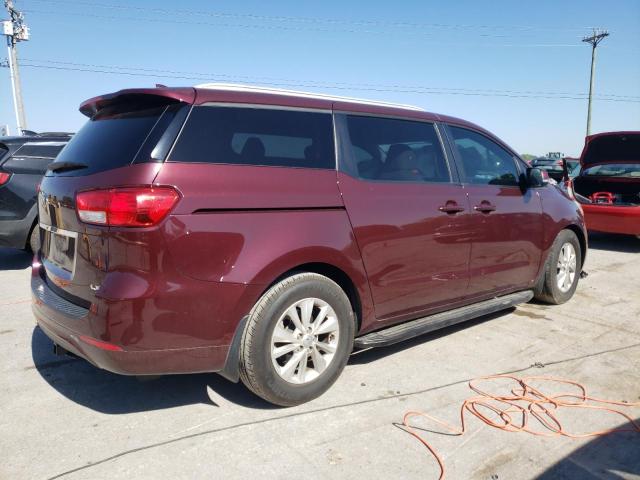 Lot #2505861450 2015 KIA SEDONA LX salvage car