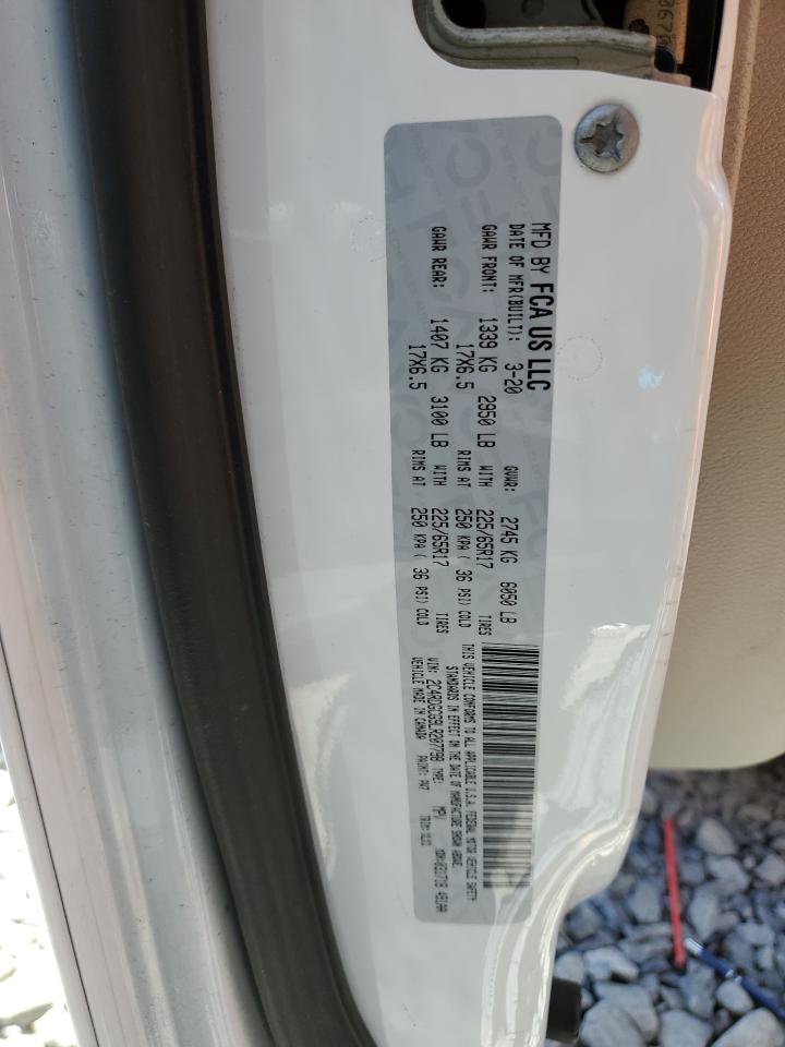 2020 Dodge Grand Caravan Sxt vin: 2C4RDGCG9LR207798