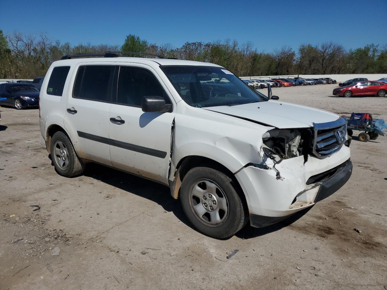 2012 Honda Pilot Lx vin: 5FNYF3H21CB042501