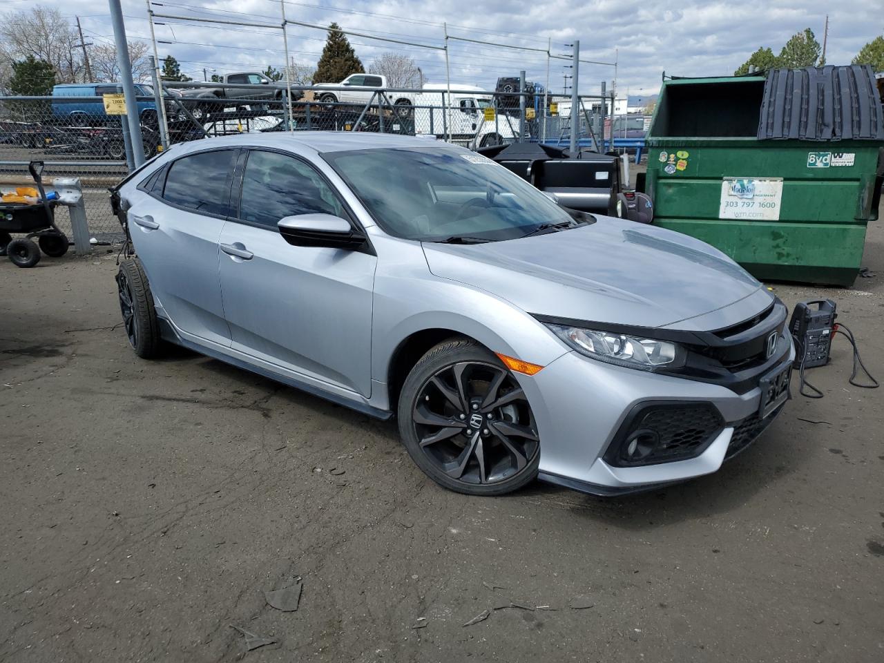 SHHFK7H4XKU215456 2019 Honda Civic Sport