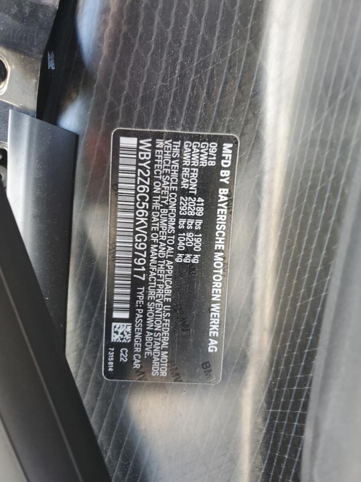 WBY2Z6C56KVG97917 2019 BMW I8