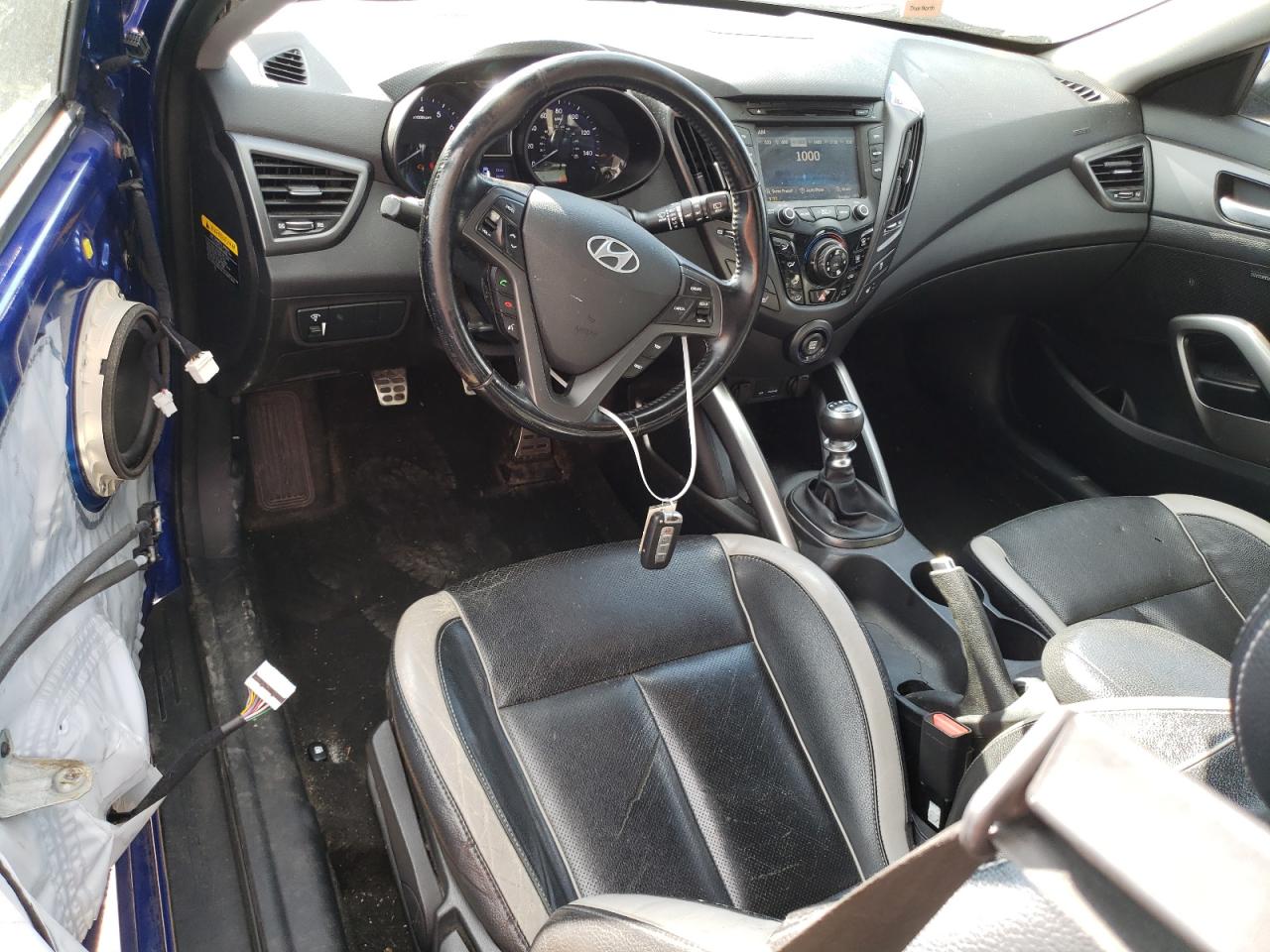 KMHTC6AEXEU198776 2014 Hyundai Veloster Turbo