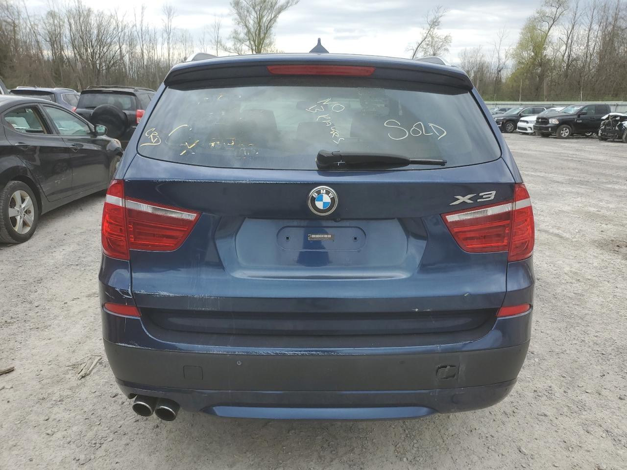 2014 BMW X3 xDrive28I vin: 5UXWX9C53E0D35845