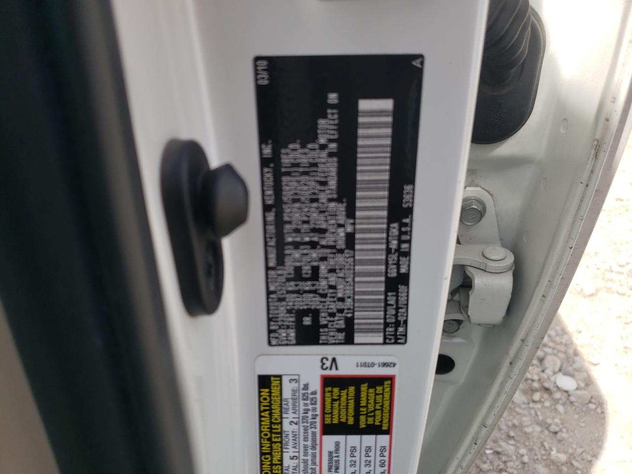 4T3BK3BB5AU035617 2010 Toyota Venza