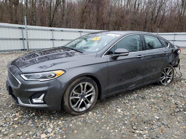 Lot #2468849928 2020 FORD FUSION TIT salvage car