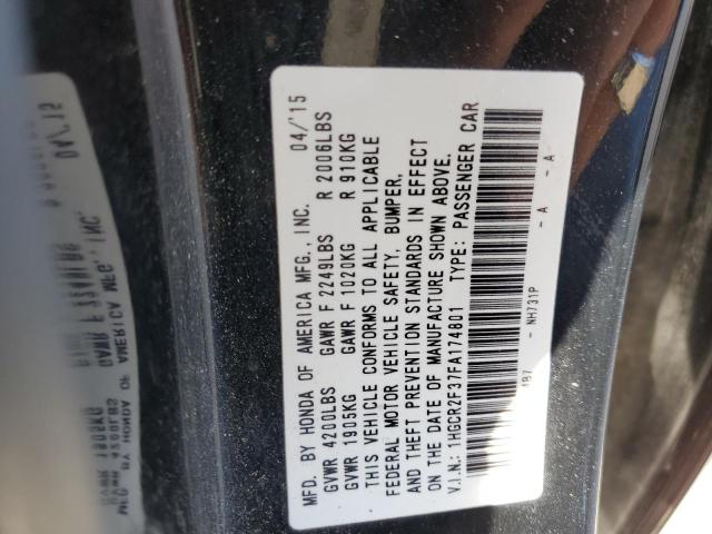 2015 HONDA ACCORD LX - 1HGCR2F37FA174801