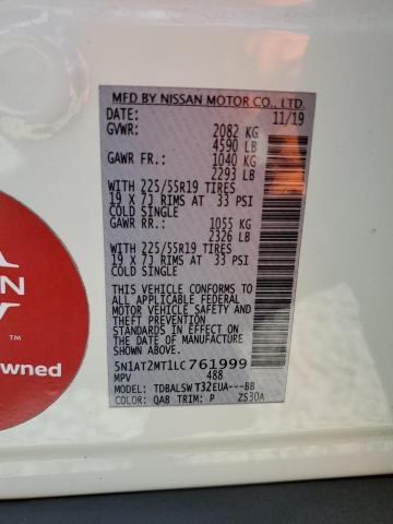 2020 NISSAN ROGUE S - 5N1AT2MT1LC761999