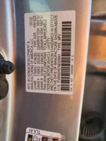 2022 Honda Cr-V Ex VIN: 7FARW2H57NE029641 Lot: 51403624