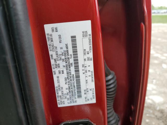 2015 FORD F150 SUPER #3304532445