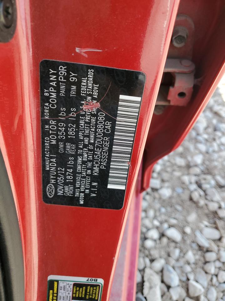 KMHCU5AE7DU088080 2013 Hyundai Accent Gls