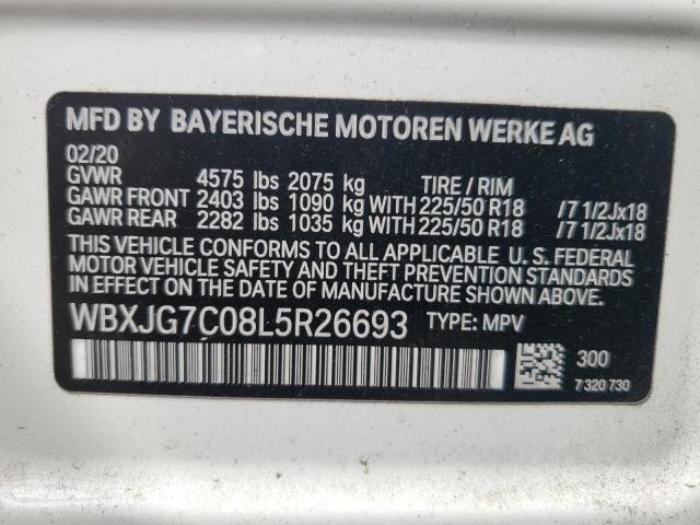 VIN WBXJG7C08L5R26693 2020 BMW X1, Sdrive28I no.13