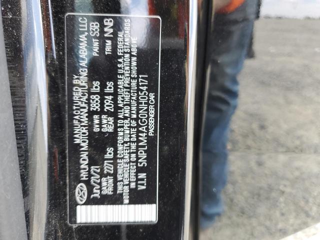 2022 Hyundai Elantra Sel VIN: 5NPLM4AG0NH054171 Lot: 51630534