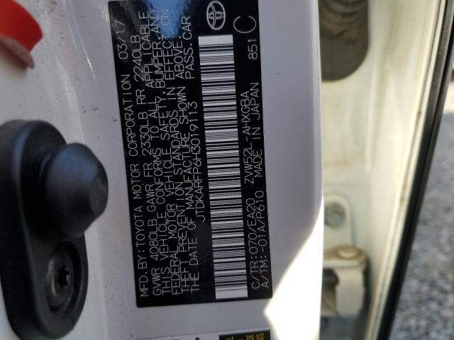 2017 Toyota Prius Prime VIN: JTDKARFP6H3019113 Lot: 50241744
