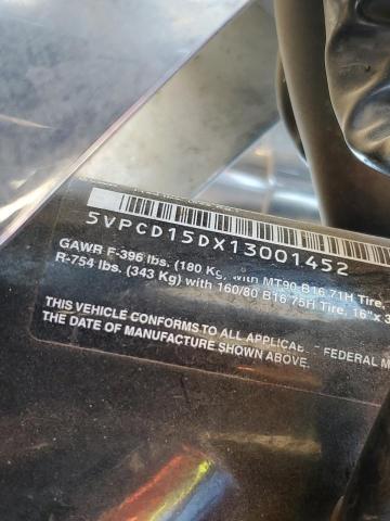 2001 VICTORY MOTORCYCLES V92 C DELU - 5VPCD15DX13001452
