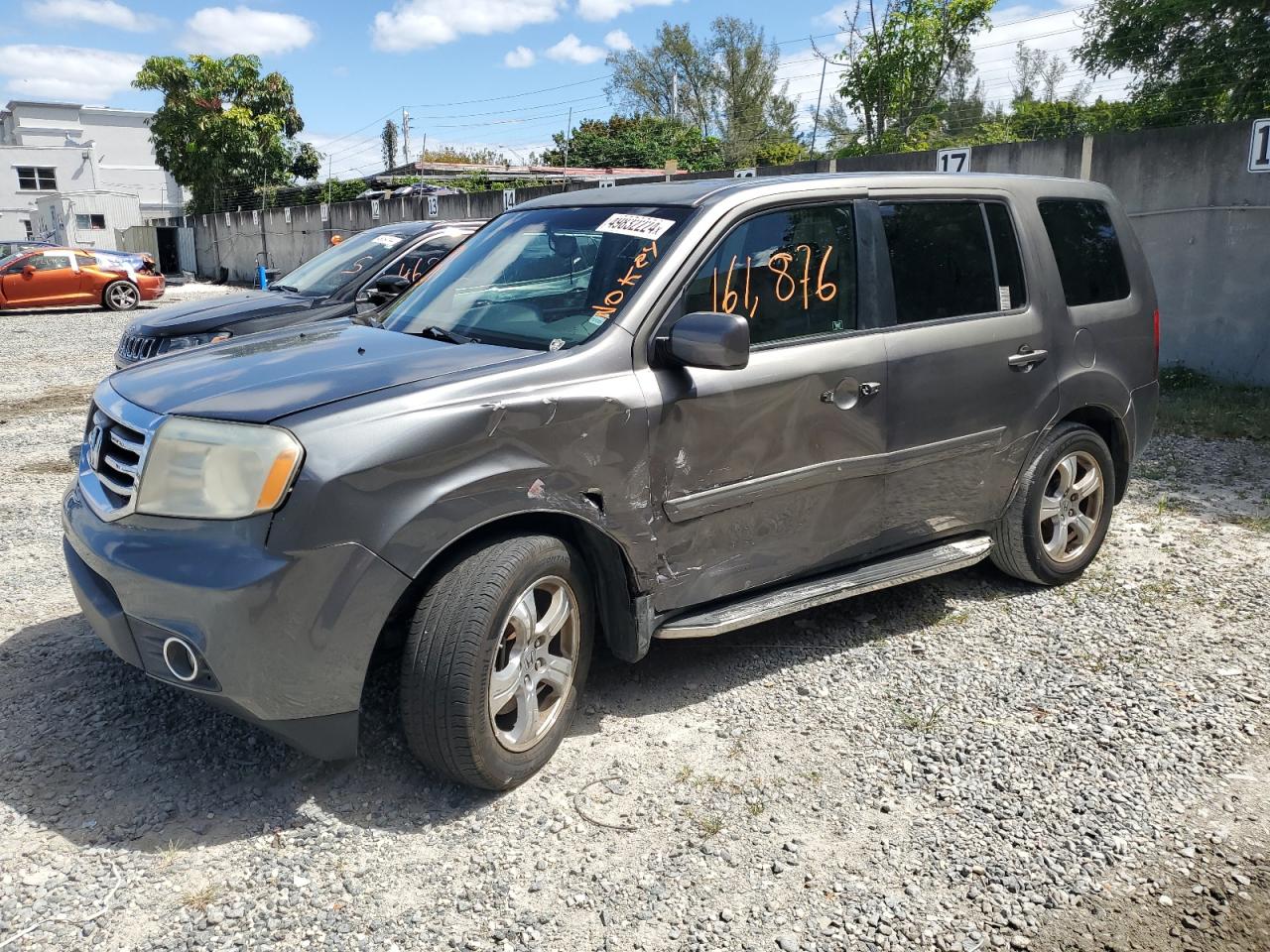 5FNYF3H54CB025881 2012 Honda Pilot Exl