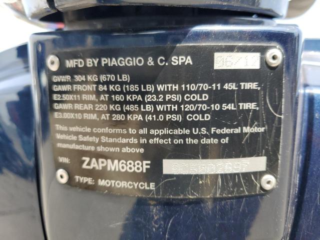 2012 VESPA LX 150IE ZAPM688F0C5002697