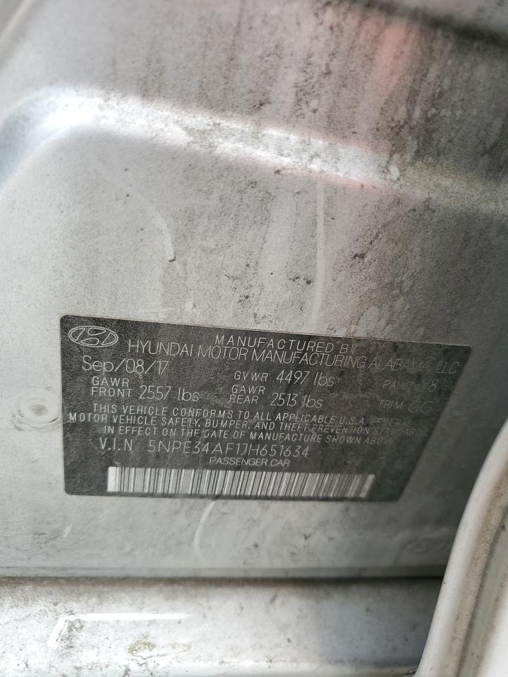 5NPE34AF1JH651634 2018 Hyundai Sonata Sport