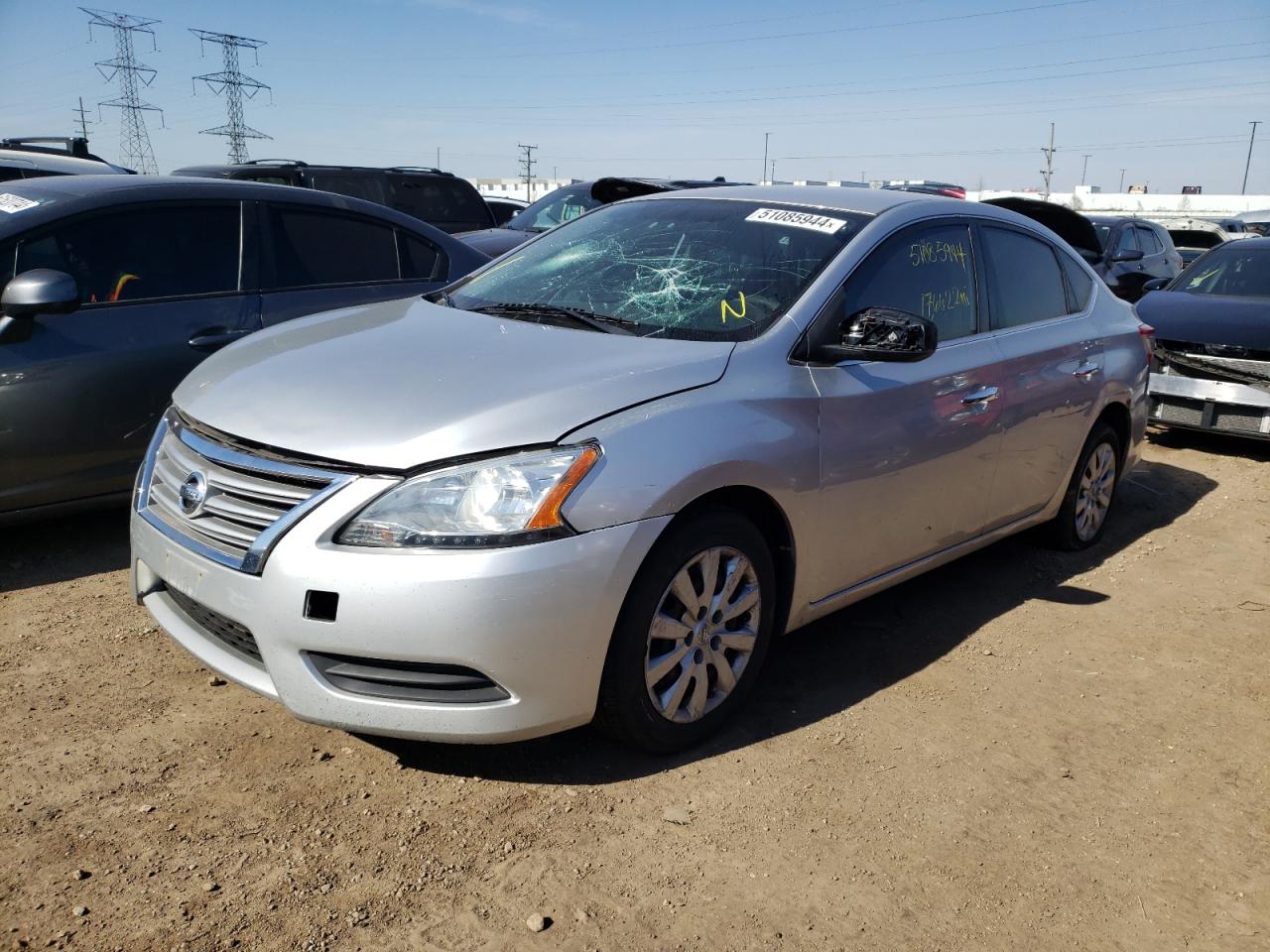 3N1AB7AP4EL660073 2014 Nissan Sentra S