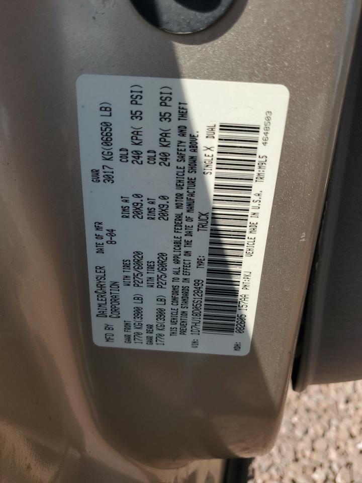 1D7HU18D05S128499 2005 Dodge Ram 1500 St