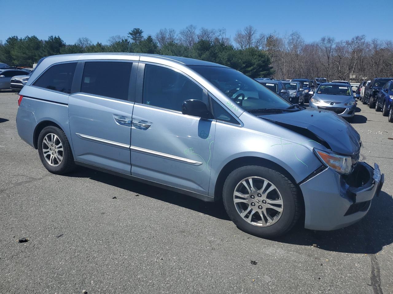 2012 Honda Odyssey Exl vin: 5FNRL5H63CB131031