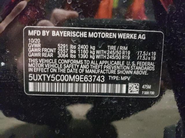  BMW X3 2021 Черный