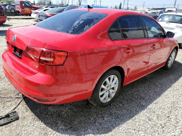  VOLKSWAGEN JETTA 2015 Красный