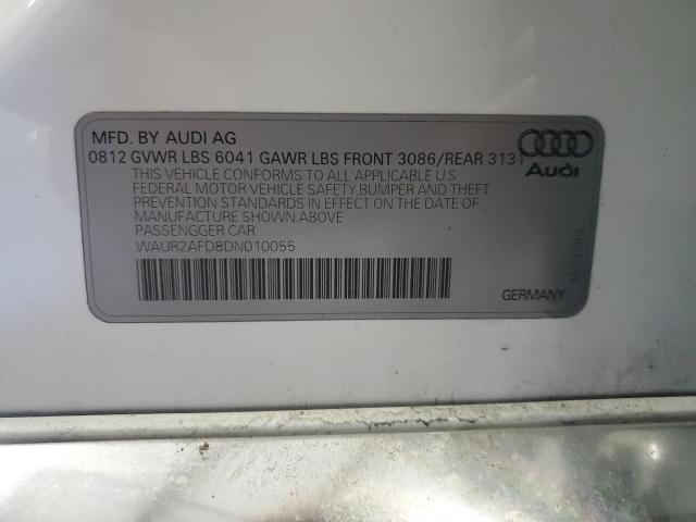 WAUR2AFD8DN010055 | 2013 Audi a8 l quattro