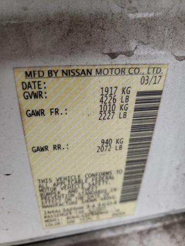 2017 NISSAN ALTIMA 2.5 - 1N4AL3AP6HN343604