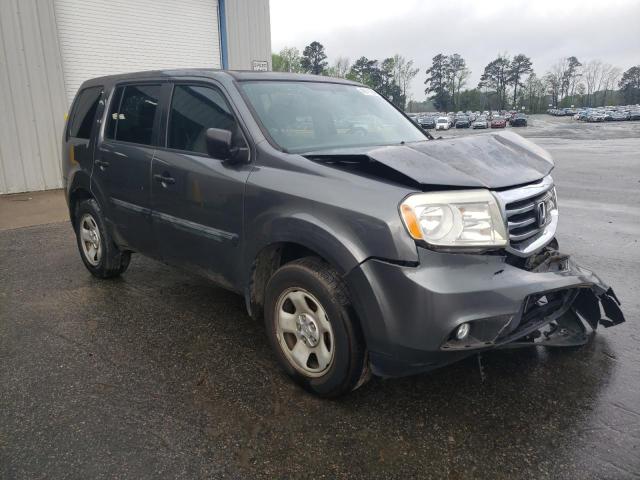 5FNYF3H27DB037322 | 2013 Honda pilot lx