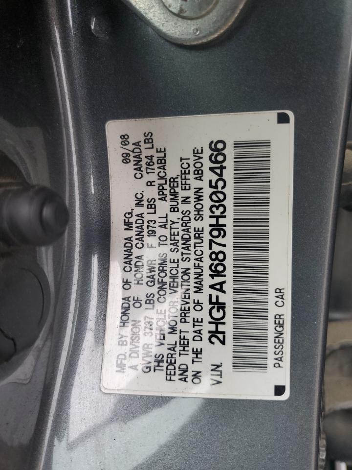 2HGFA16879H305466 2009 Honda Civic Ex