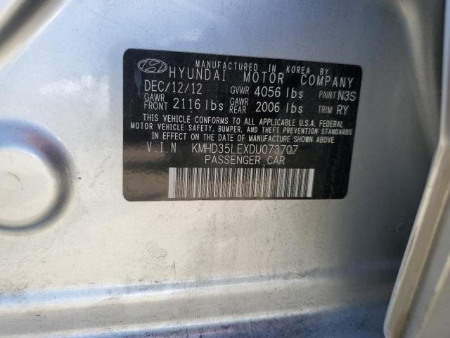 2013 Hyundai Elantra Gt VIN: KMHD35LEXDU073707 Lot: 52406224