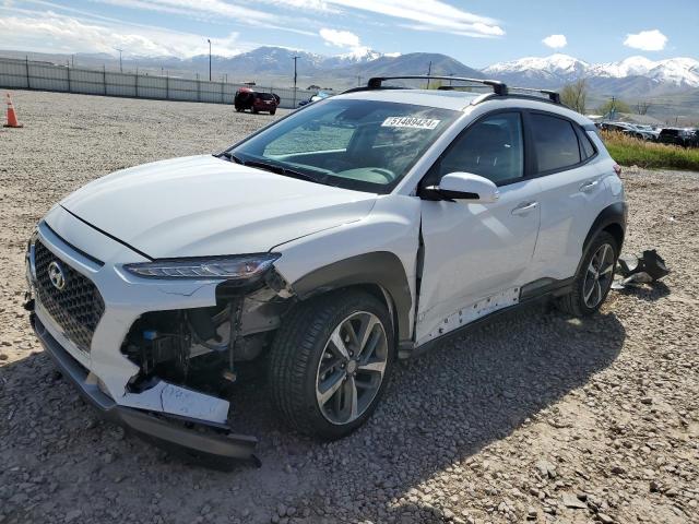 Lot #2501302515 2021 HYUNDAI KONA LIMIT salvage car