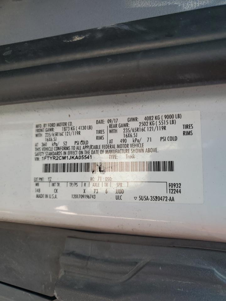 1FTYR2CM1JKA05541 2018 Ford Transit T-250