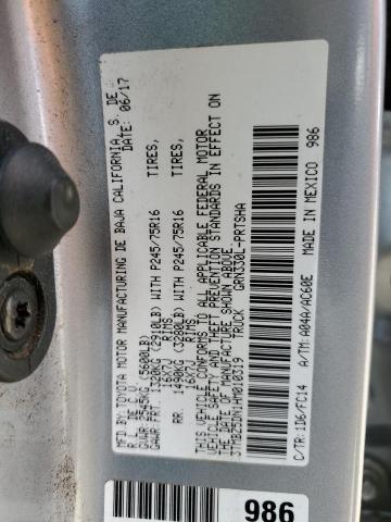 2017 TOYOTA TACOMA DOU - 3TMBZ5DN1HM010319