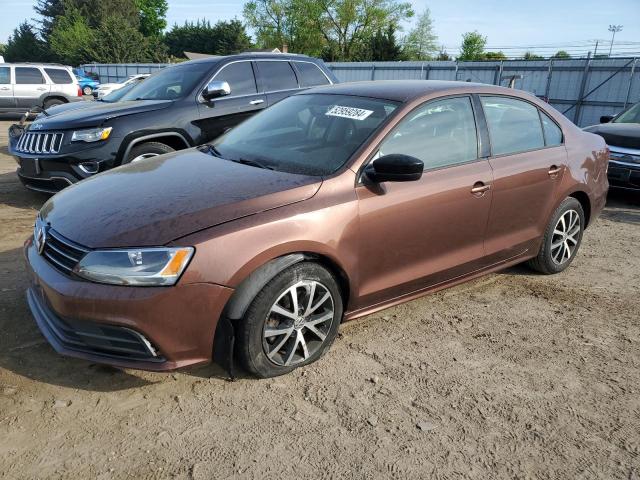 Lot #2517466981 2016 VOLKSWAGEN JETTA SE salvage car