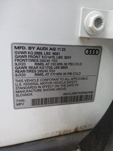 2023 Audi Q7 Premium Plus VIN: WA1LXBF7XPD007348 Lot: 52151594