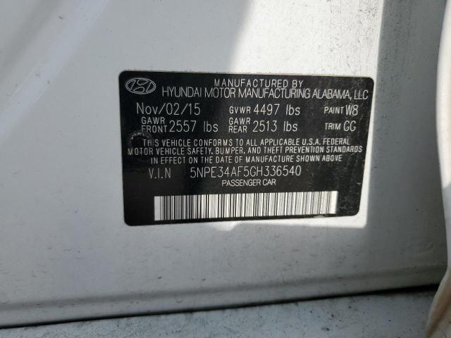 2016 HYUNDAI SONATA SPO - 5NPE34AF5GH336540