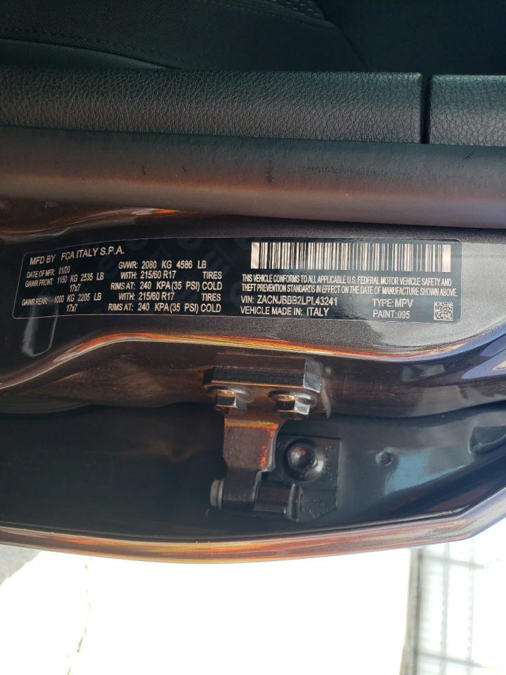 ZACNJBBB2LPL43241 2020 Jeep Renegade Latitude