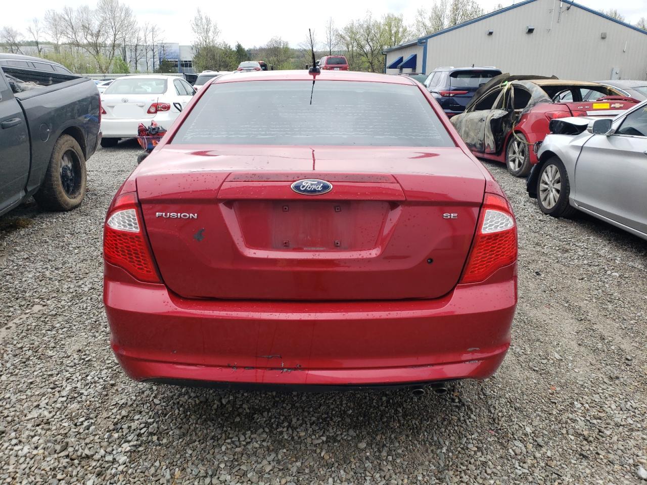 2012 Ford Fusion Se vin: 3FAHP0HA0CR156206