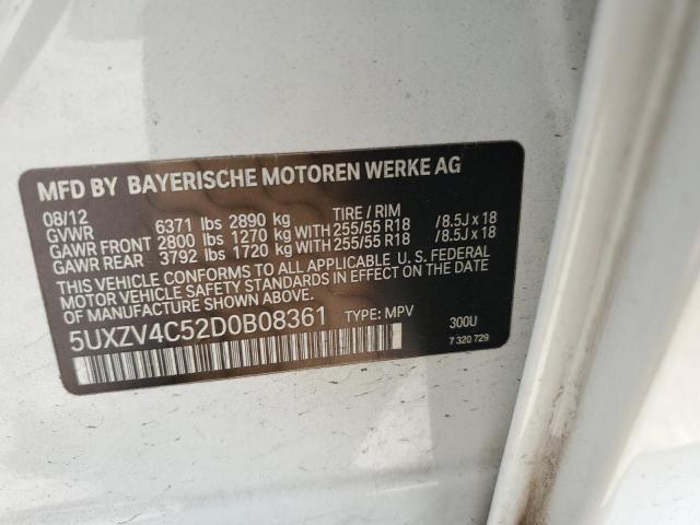 2013 BMW X5 xDrive35I VIN: 5UXZV4C52D0B08361 Lot: 51534294