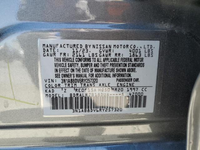 2024 Nissan Sentra Sr VIN: 3N1AB8DV6RY257320 Lot: 51489694