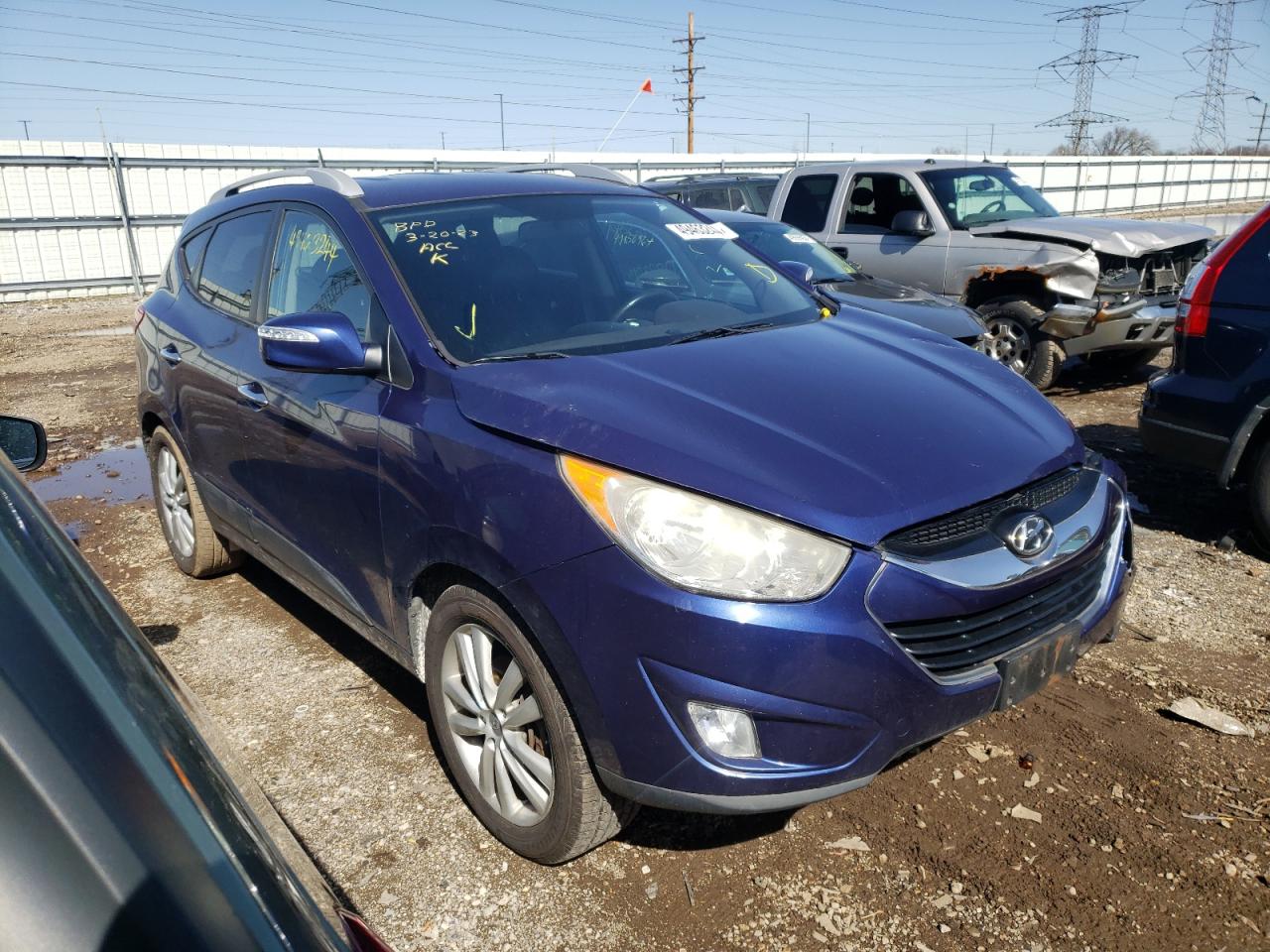 KM8JUCAC3AU021885 2010 Hyundai Tucson Gls