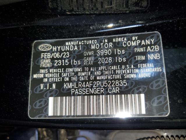 2023 Hyundai Elantra N Line VIN: KMHLR4AF2PU522835 Lot: 51378544