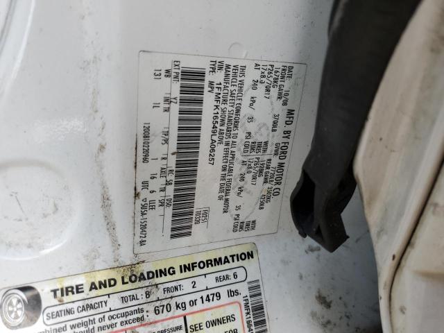 2009 Ford Expedition El Xlt VIN: 1FMFK16549LA06257 Lot: 52681354