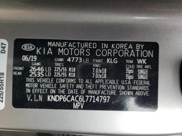 2020 KIA SPORTAGE S - KNDP6CAC6L7714797