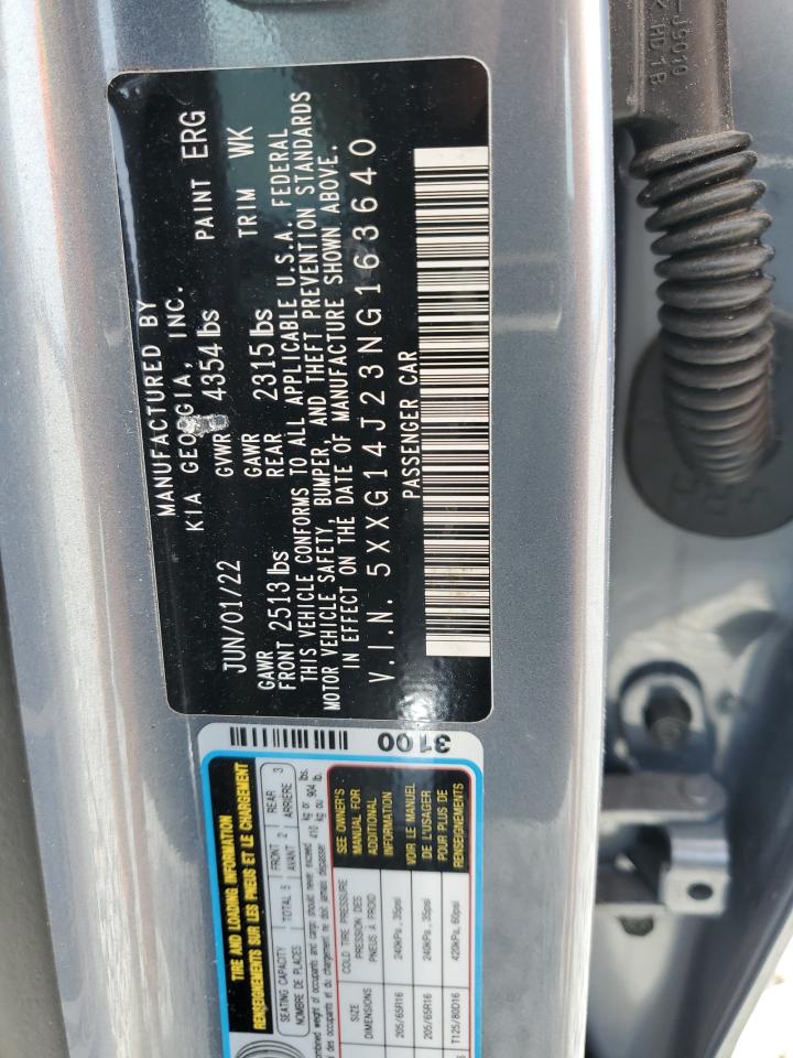 5XXG14J23NG163640 2022 Kia K5 Lxs