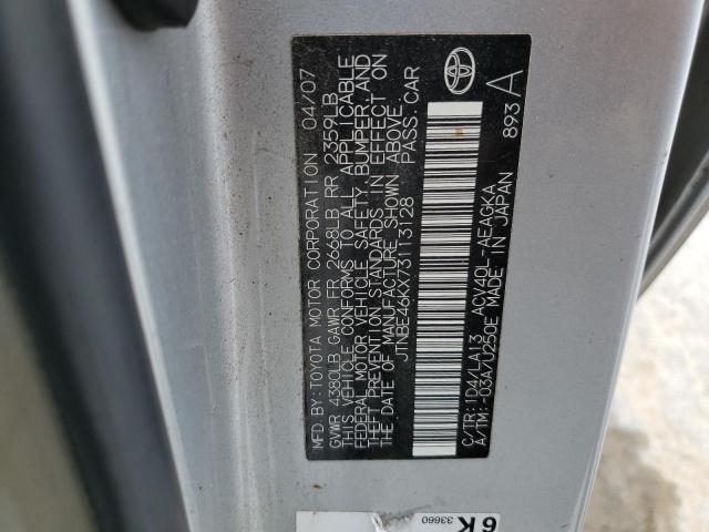 2007 Toyota Camry Ce VIN: JTNBE46KX73113128 Lot: 50699774