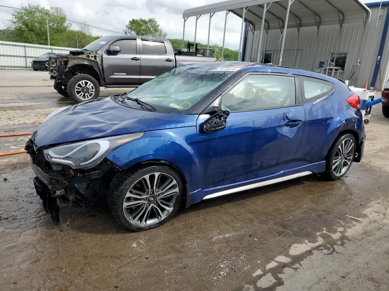 2017 Hyundai Veloster Turbo vin: KMHTC6AE7HU318540